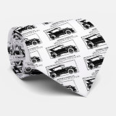 Hupmobile Automobil-Anzeigen-Krawatte 1919 Krawatte (Gerollt)