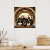 Hupmobile Modell 20 Roadster 02X Poster (Küche)