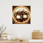 Hupmobile Modell 20 Roadster 04X Poster (Küche)