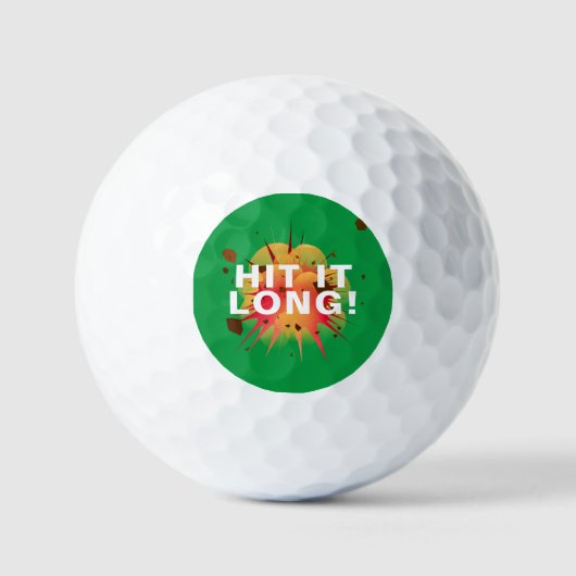 HÜR ES LANGE! Maßgeschneiderter Swing Thread Golf Golfball (Vorderseite)