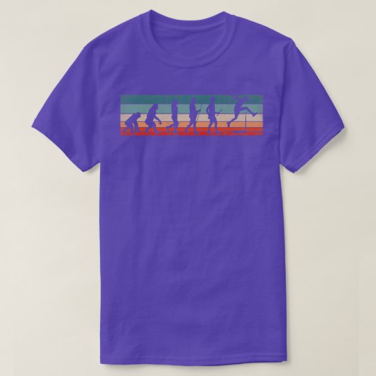 Hurddle Runner Track und Field-Evolution T-Shirt (Design vorne)