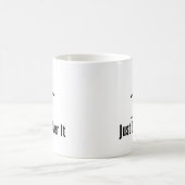 Hurddown einfach überwinden Weibliche Hurdler Girl Kaffeetasse (Mittel)