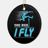 Hürden, die Sie ausführen, wenn ich Fly Hurdler Tr Keramik Ornament (Links)