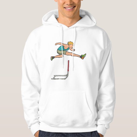 Hürden nehmen hoodie (Vorderseite)