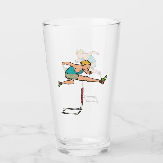 Hürden überwinden glas (Vorderseite)