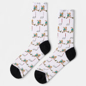 Hürden überwinden socken (Linkes Detail)
