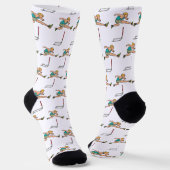 Hürden überwinden socken (Gewinkelt)