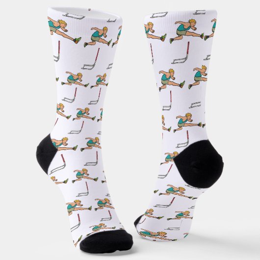 Hürden überwinden socken (Gewinkelt)