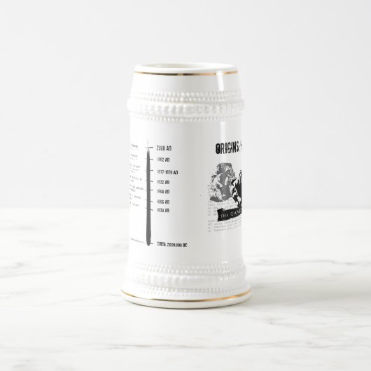 Hürden-Ursprungs-Tasse Bierglas (Mittel)