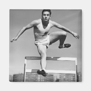 Hürdenlauf Magnet