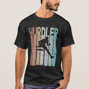 Hürdenläufer Vintage Hürden Retro Hürde Läufer T-Shirt