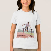 hurdle boy Tri-Blend shirt (Vorderseite)