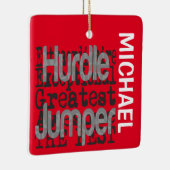 Hurdle Jumper Extraordinaire CUSTOM Keramikornament (Rechts)