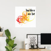 Hurdlern sind heiß poster (Heimbüro)