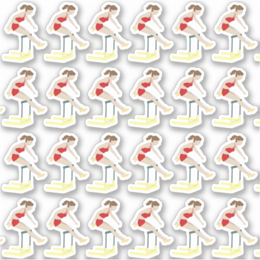 Hurdles Aufkleber (Vorderseite)