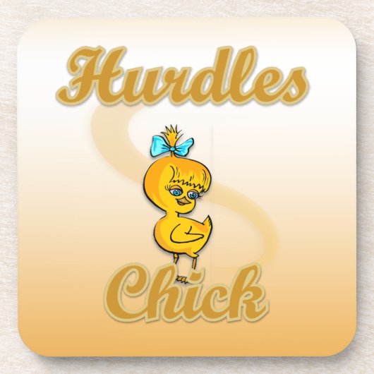 Hurdles Chick Untersetzer (Vorderseite)