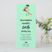 Hurdles Einladung (Stehend Vorderseite)