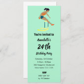 Hurdles Einladung (Vorne/Hinten)