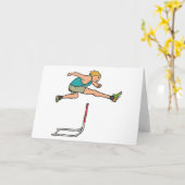 Hurdles Karte (Gelbe Blume)