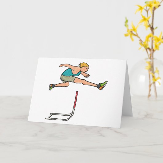Hurdles Karte (Gelbe Blume)