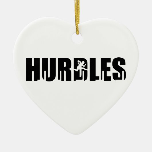 Hurdles Keramik Ornament (Vorne)