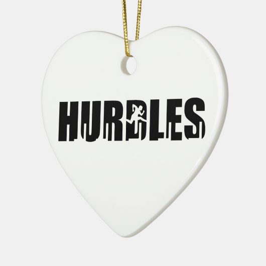 Hurdles Keramik Ornament (Links)
