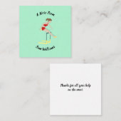 Hurdles Mitteilungskarte (Vorne/Hinten)