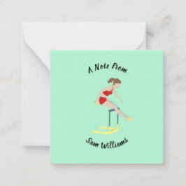 Hurdles Mitteilungskarte