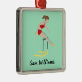 Hurdles Ornament Aus Metall (Rechts)