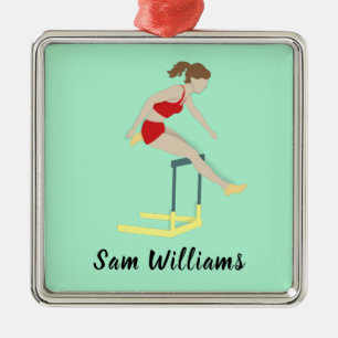 Hurdles Ornament Aus Metall