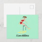 Hurdles Postkarte (Vorne/Hinten)