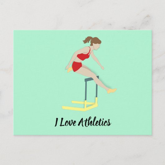 Hurdles Postkarte (Vorderseite)