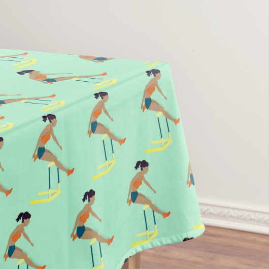 Hurdles Tischdecke (Beispiel)