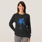 Hurdling - Baby Blue T-Shirt (Vorne ganz)