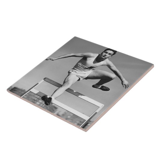 Hurdling Fliese (Seite)