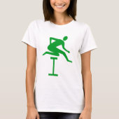 Hurdling - Grass Green T-Shirt (Vorderseite)