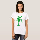 Hurdling - Grass Green T-Shirt (Vorne ganz)