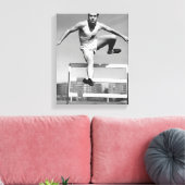Hurdling Leinwanddruck (Insitu (Wohnzimmer))
