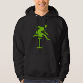 Hurdling - Martian Green Hoodie (Vorderseite)