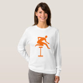Hurdling - Orange T-Shirt (Vorne ganz)
