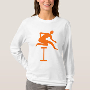 Hurdling - Orange T-Shirt