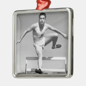 Hurdling Ornament Aus Metall (Links)