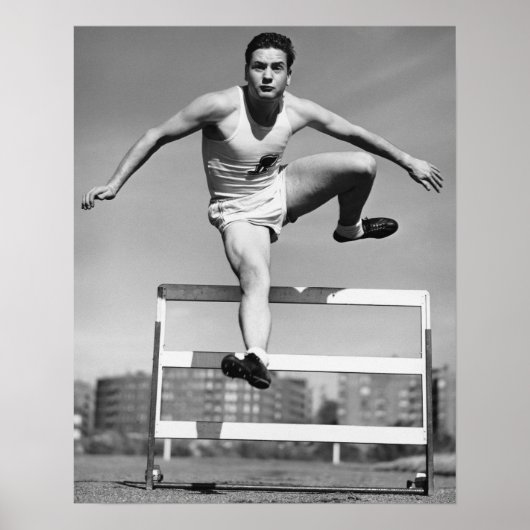 Hurdling Poster (Vorne)
