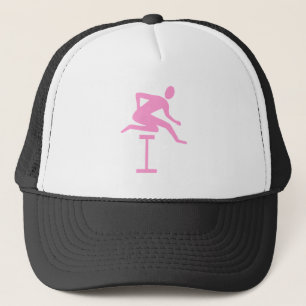 Hurdling - Rosa Truckerkappe