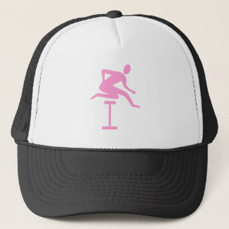 Hurdling - Rosa Truckerkappe