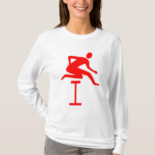 Hurdling - Rot T-Shirt