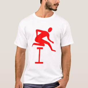 Hurdling - Rot T-Shirt