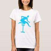Hurdling - Sky Blue T-Shirt (Vorderseite)