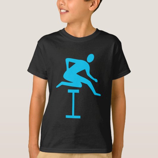 Hurdling - Sky Blue T-Shirt (Vorderseite)