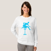 Hurdling - Sky Blue T-Shirt (Vorne ganz)
